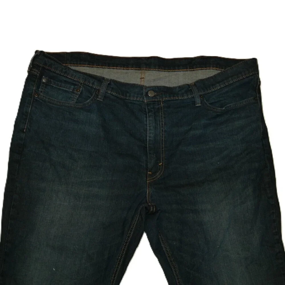 Levis 541 Jeans Mens 44 x 32 Dark Blue Straight Leg Athletic Tapered Denim